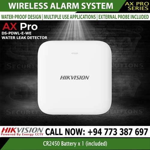 Hikvision Wireless Water Leak Detector DS-PDWL-E-WE in sri lanka best price